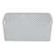 Simplify Storage Bin, Plastic, White, 13.7 in H, 11.4 in W, 13.7 in L 25168-WHT-2PK - alternate 7